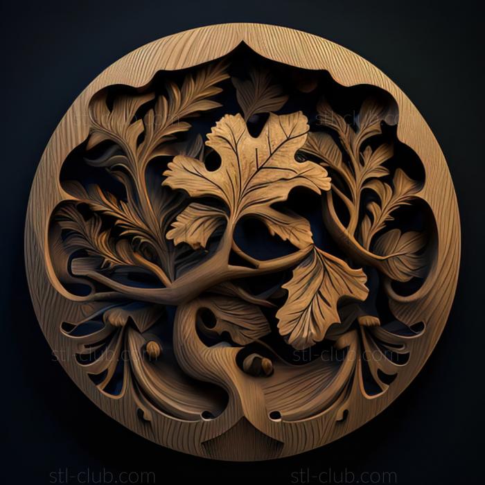 3D model st oak (STL)